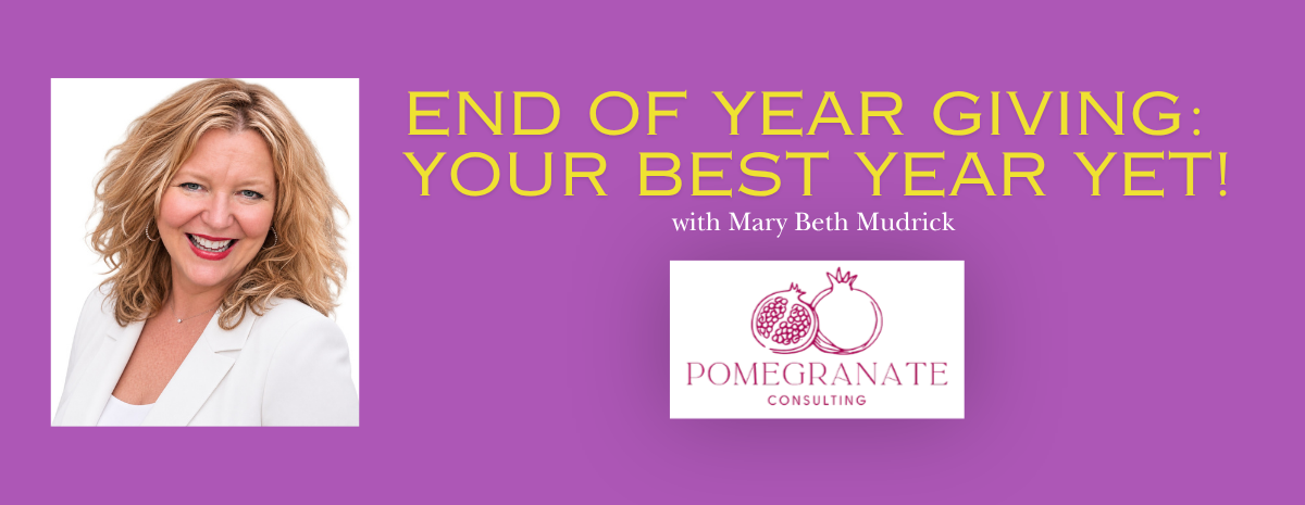 End of Year Giving: Your Best Year Yet!